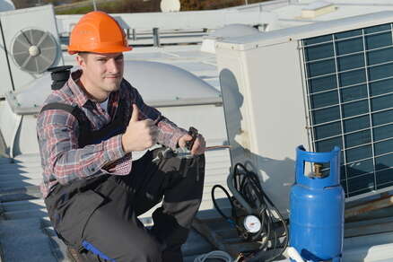 HVAC Technician completed ac repair